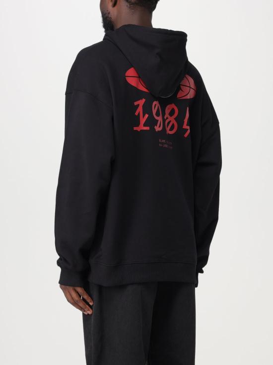25FW 44레이블 후드 티셔츠 B0030277FA139 P301 Black 4 - 44 LABEL