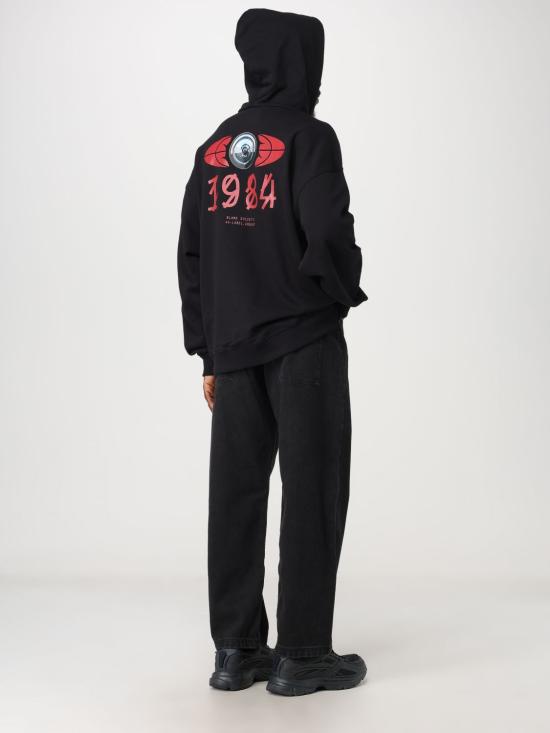 25FW 44레이블 후드 티셔츠 B0030277FA139 P301 Black 4 - 44 LABEL