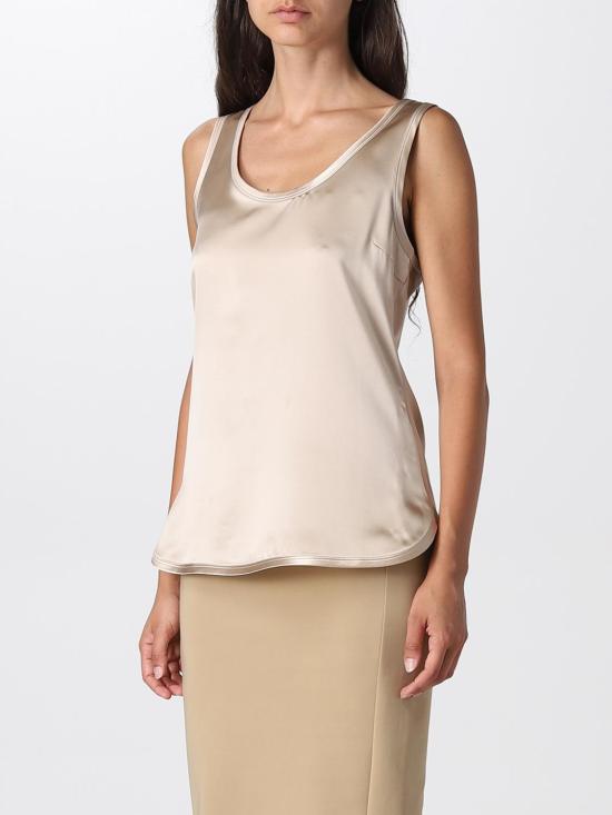 25FW 막스마라 민소매 티셔츠 11660129600 015 Beige - MAX MARA