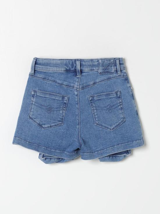 25FW [키즈] 미스블루마린 쇼츠/버뮤다 IA4043D4448 78691 Denim - MISS BLUMARINE