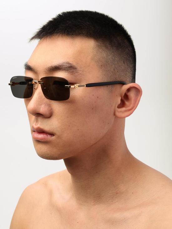 25FW 구찌 선글라스 GG1221S 001 Gold - GUCCI