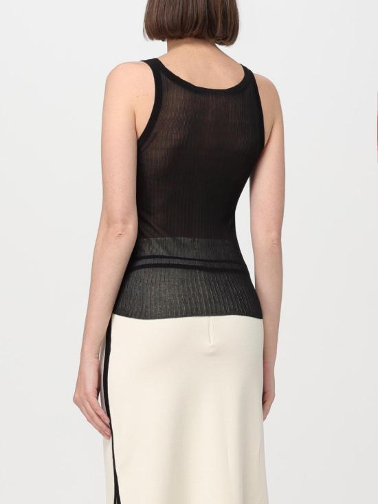 25FW 막스마라 민소매 티셔츠 2411361043600 002 Black - MAX MARA