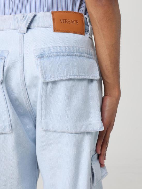  베르사체 스트레이트 팬츠 10150891A10425 1D700 Denim - VERSACE