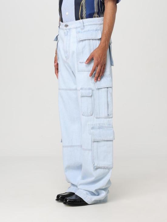  베르사체 스트레이트 팬츠 10150891A10425 1D700 Denim - VERSACE