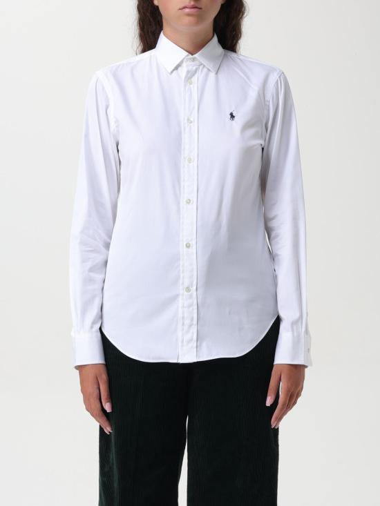 25FW 폴로 랄프로렌 블라우스 211891376 001 White