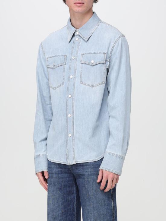  보테가베네타 데님 셔츠 771885V3N60 4946 Blue - BOTTEGA VENETA