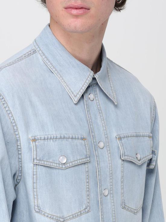  보테가베네타 데님 셔츠 771885V3N60 4946 Blue - BOTTEGA VENETA