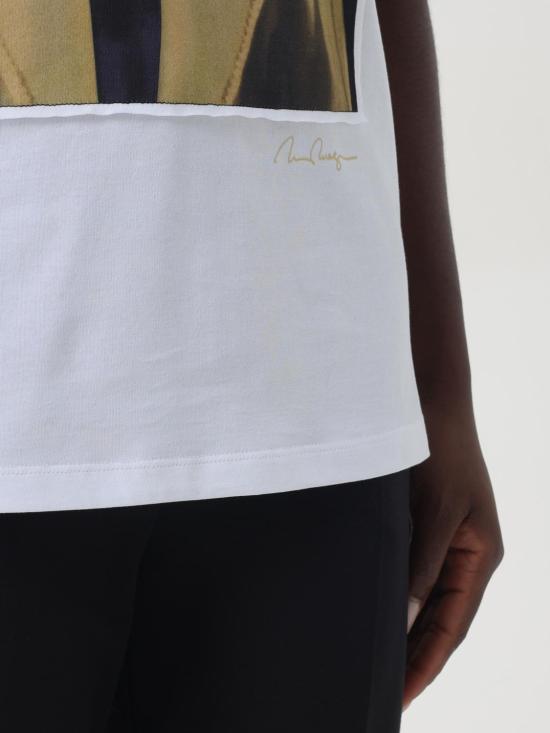 25FW 막스마라 반팔 티셔츠 2421946071600 014 White 1 - MAX MARA