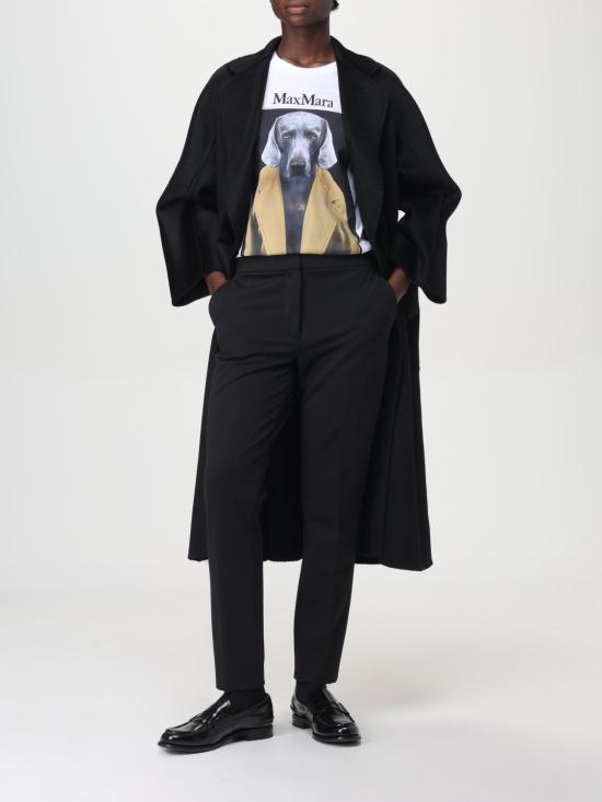 25FW 막스마라 반팔 티셔츠 2421946071600 014 White 1 - MAX MARA