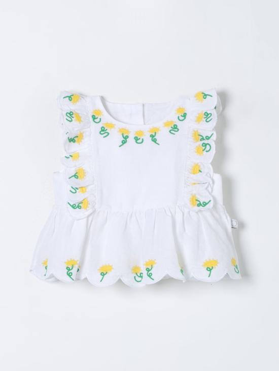  [키즈] 스텔라 맥카트니 탑 TU5012Z0138 100 White