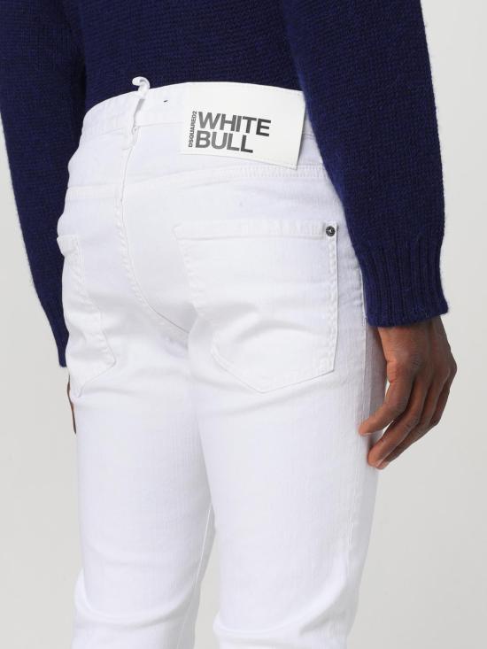 25FW 디스퀘어드2 데님 팬츠 S74LB1492S39781 100 White - DSQUARED2