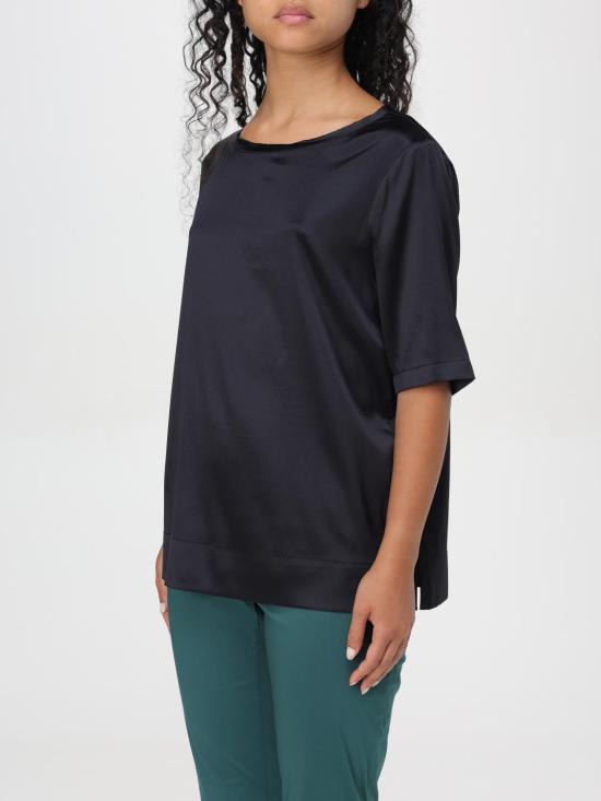 25FW 말리파르미 실크 티셔츠 JM100231021 20000 Black - MALÌPARMI