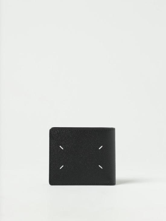 25FW 마르지엘라 포 스티치 반지갑 S35UI0435P4745 T8013 Black - MAISON MARGIELA