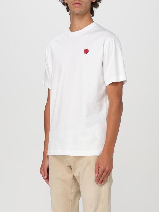 25FW 겐조 반팔 티셔츠 FE65TS4744SG 02 White - KENZO