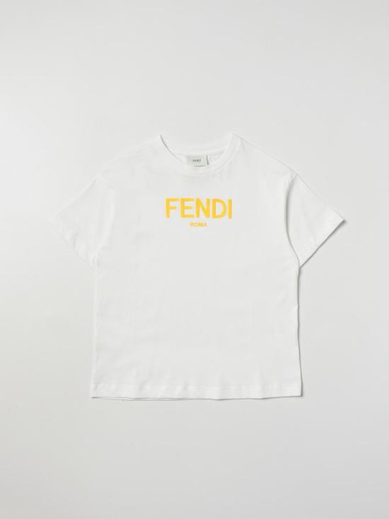 25FW [키즈] 펜디 티셔츠 JUI1377AJ F0TU9 White