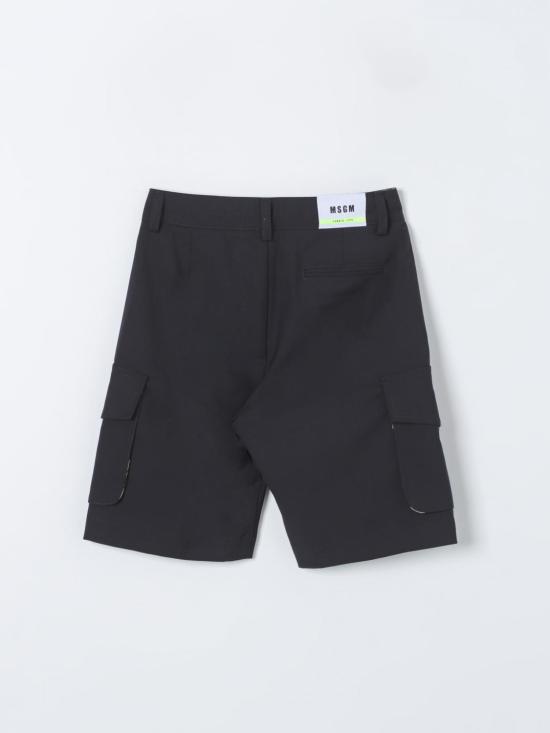 25FW [키즈] 엠에스지엠 쇼츠/버뮤다 S4MSJBBE211 110 Black - MSGM