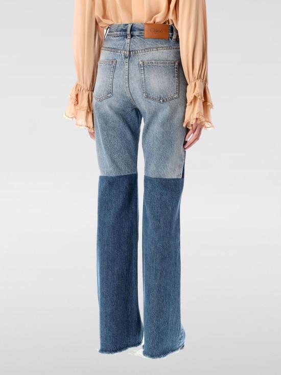 25FW 끌로에 데님 팬츠 CH24WDP14159 4ZD Multicolor - CHLOE