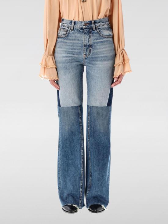 25FW 끌로에 데님 팬츠 CH24WDP14159 4ZD Multicolor