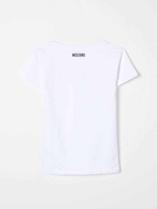 25FW [키즈] 모스키노 원피스 HDV0EZLCA75 10101 White - MOSCHINO