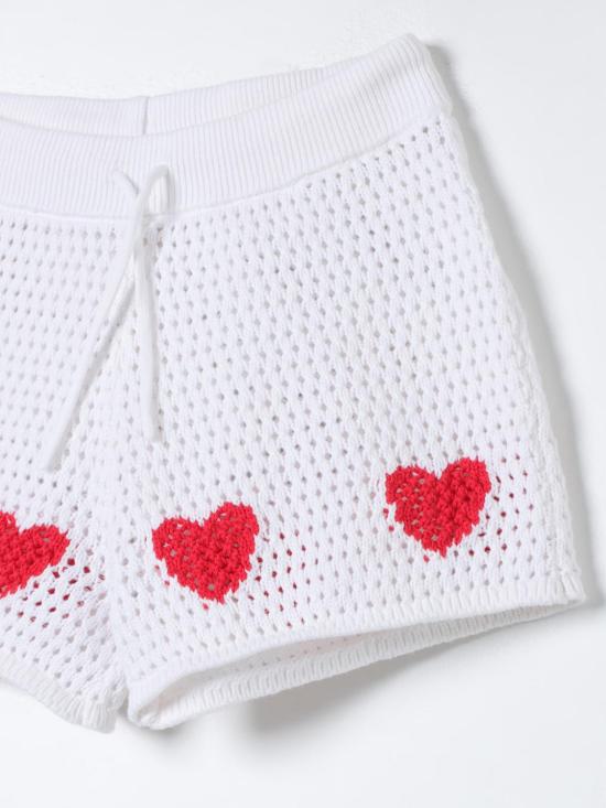 25FW [키즈] 스텔라 맥카트니 쇼츠/버뮤다 TU6F69Z1841 101 Yellow Cream - STELLA MCCARTNEY