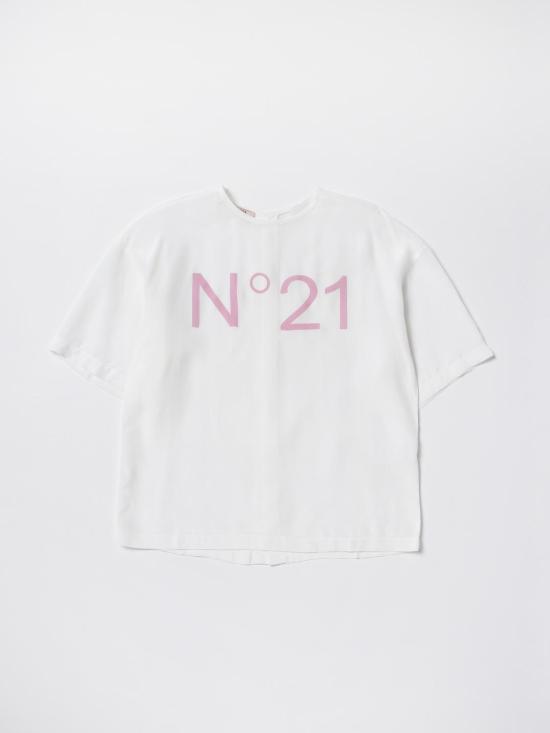25FW [키즈] 누메로벤투노 티셔츠 N21649N0255 0N100 White