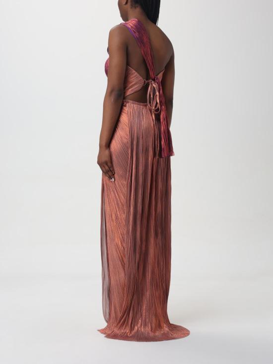 26SS 마리아루시아호한 롱 원피스 CLAUDINE BRONZEFLAME Orange - MARIA LUCIA HOHAN