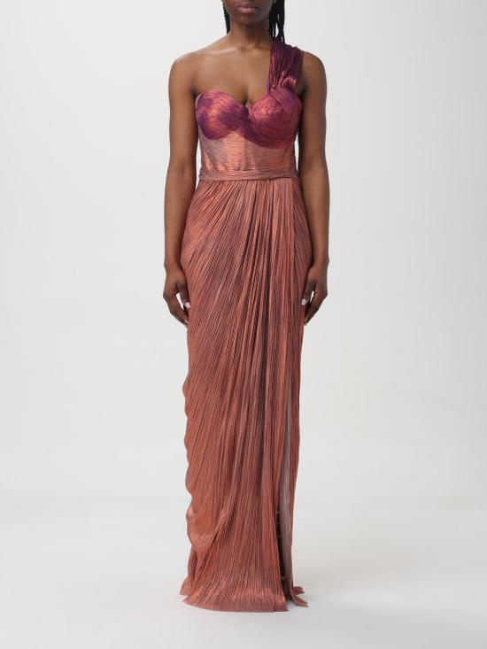 26SS 마리아루시아호한 롱 원피스 CLAUDINE BRONZEFLAME Orange