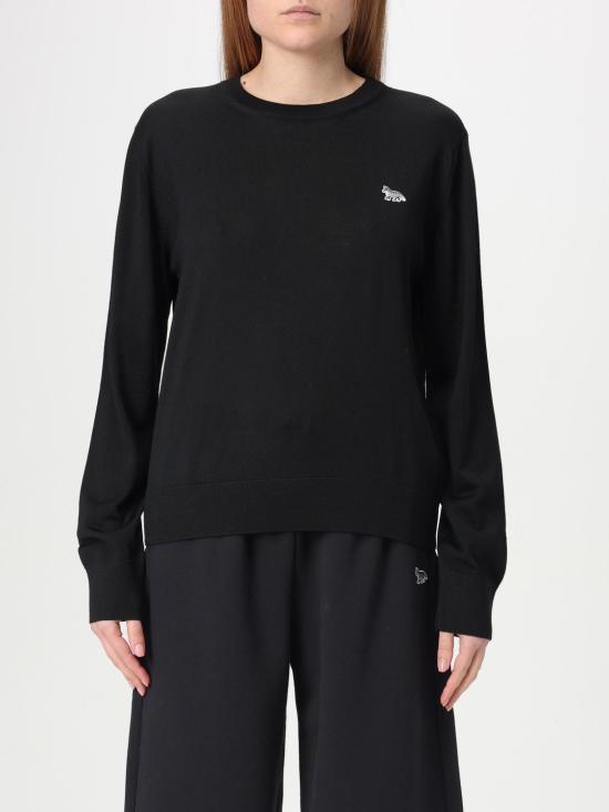 25SS 메종키츠네 베이비 폭스 패치 레귤러 스웨터 MW00816KT1036 P199 Black