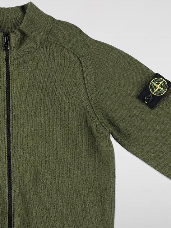 25FW [키즈] 스톤 아일랜드 풀오버 508D3 V0058 Olive - STONE ISLAND