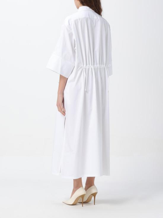 25FW 막스마라 롱 원피스 2411221022600 006 White - MAX MARA