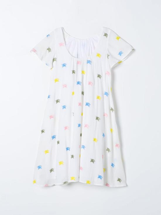 25FW [키즈] 버버리 원피스 8078413 A5127 White - BURBERRY