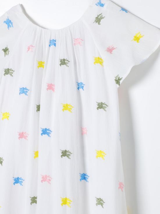 25FW [키즈] 버버리 원피스 8078413 A5127 White - BURBERRY