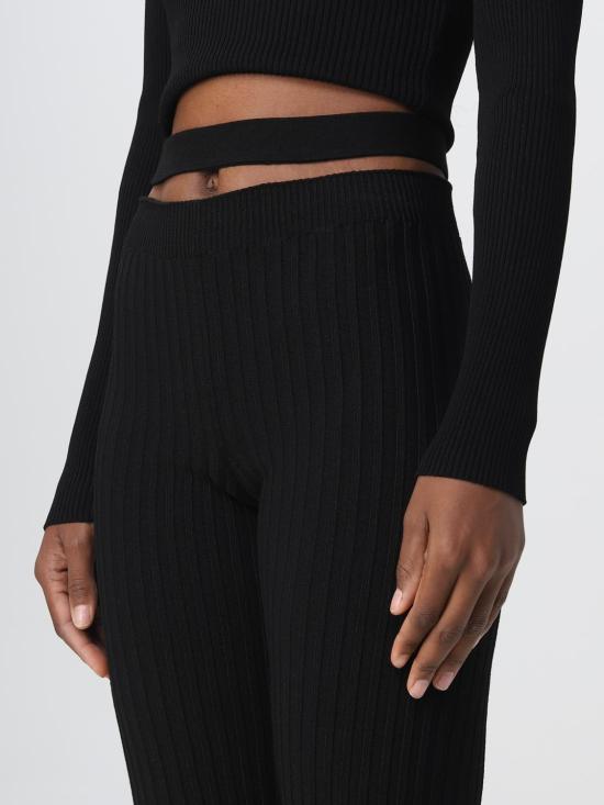 25FW 안드레아 아다모 레깅스 ADFW22PA06770473 004 Black - ANDREA ADAMO