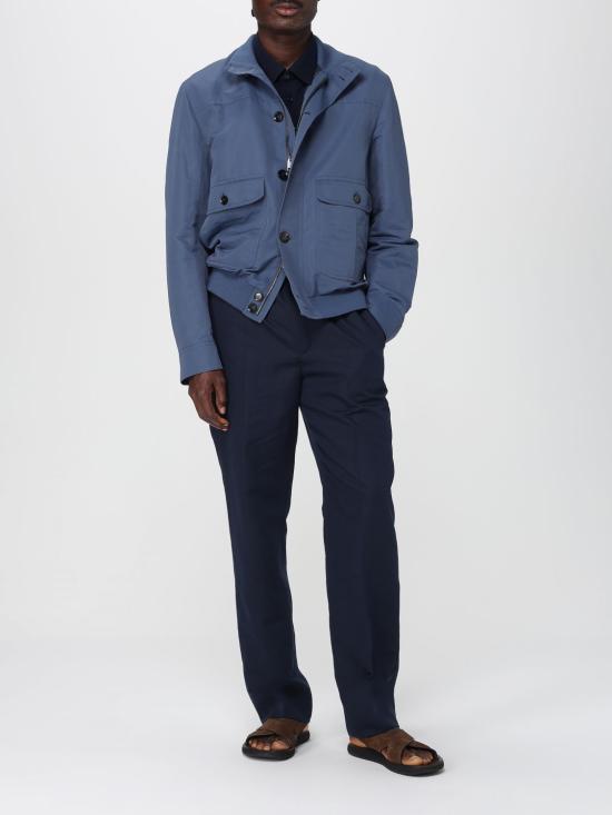 26SS 브리오니 스트레이트 팬츠 RP2Z0LPA106 4100 Blue - BRIONI