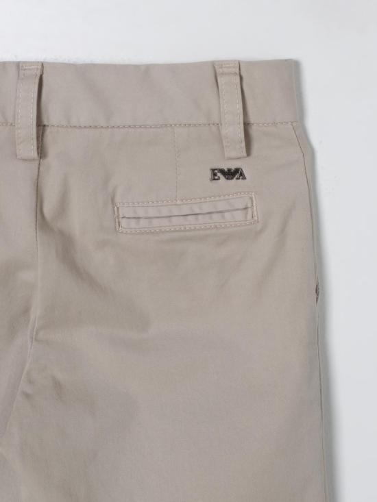 25FW [키즈] 엠포리오 아르마니 스트레이트 팬츠 8N4P604N6YZ 01M5 Beige - EMPORIO ARMANI