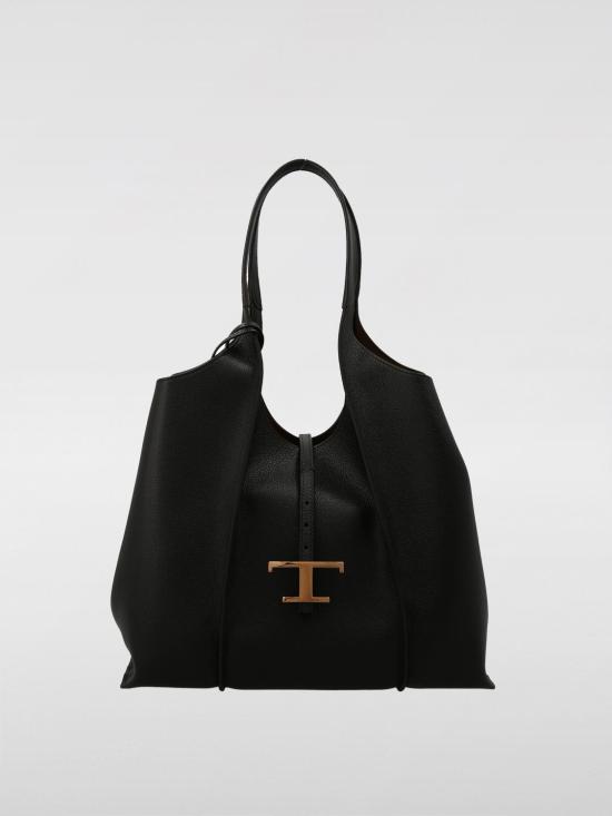 25FW 토즈 T 타임리스 미니 쇼핑백 XBWTSBA0300Q8E B999 Black