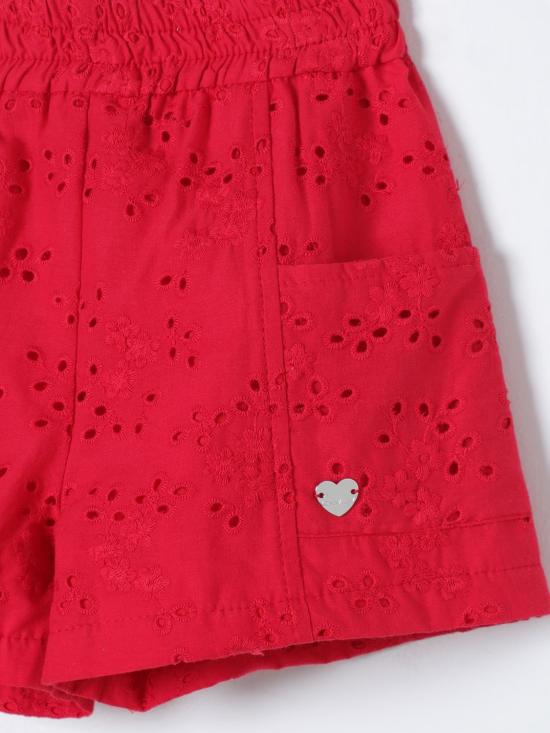 25FW [키즈] 모나리자 쇼츠/버뮤다 11C4163941 0044 Red - MONNALISA