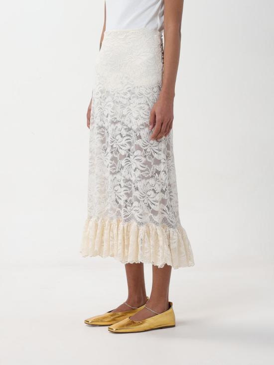 26SS 파코라반 스커트 24PJJU501PA0170 P105 White - PACO RABANNE