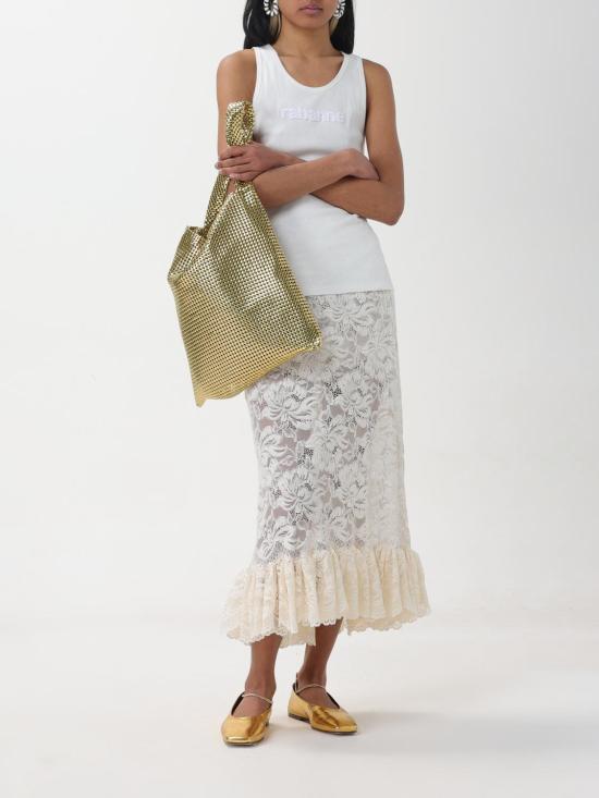 26SS 파코라반 스커트 24PJJU501PA0170 P105 White - PACO RABANNE