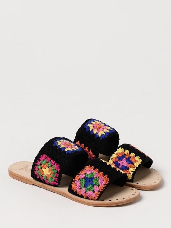  마네비 뮬/슬리퍼 U15Y0 Black - MANEBI