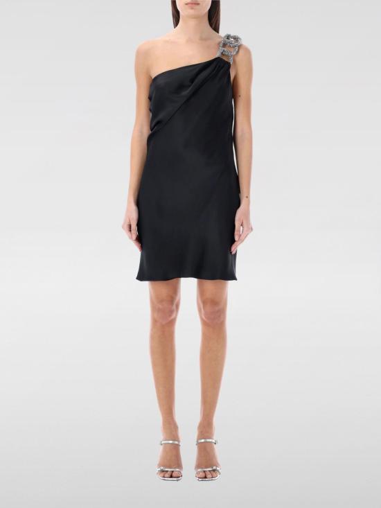 25FW 스텔라 맥카트니 숏 원피스 6A02633AU309 1000 Black