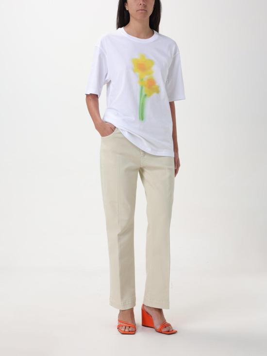 25FW 스포트막스 데님 팬츠 2412131015600 005 Sand - SPORTMAX