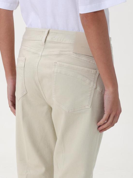 25FW 스포트막스 데님 팬츠 2412131015600 005 Sand - SPORTMAX