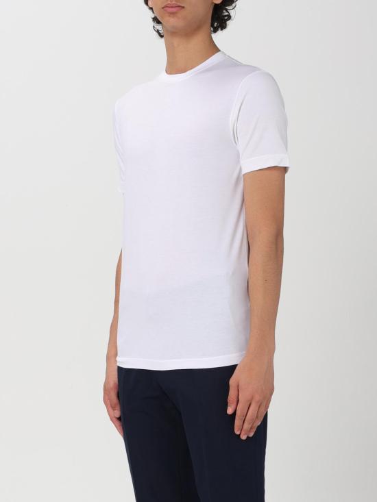 26FW 조르지오 아르마니 반팔 티셔츠 8NST62SJP4Z U090 White - GIORGIO ARMANI