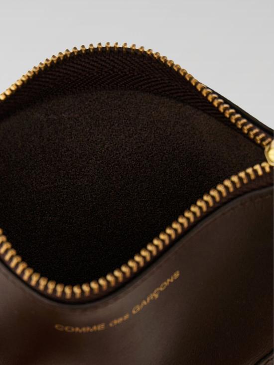 25FW 꼼데가르송 클래식 레더 라인 파우치 SA8100 Brown - COMME DES GARCONS