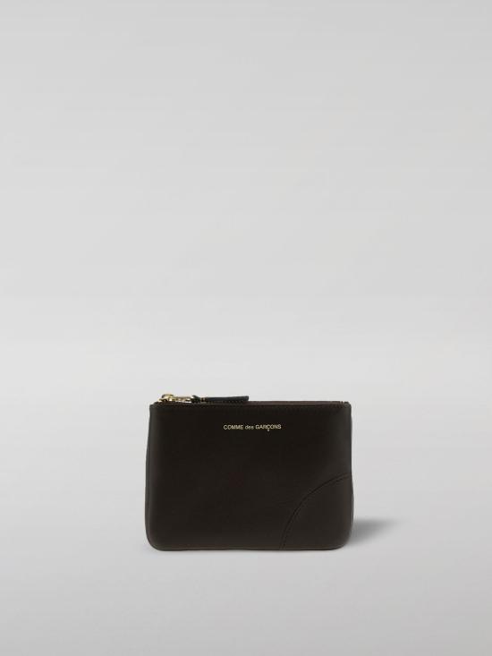 25FW 꼼데가르송 클래식 레더 라인 파우치 SA8100 Brown