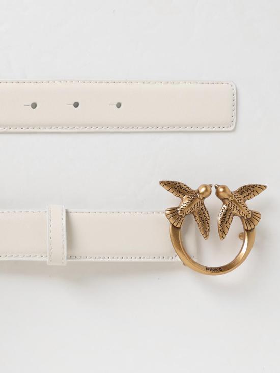 25FW 핑코 레귤러 벨트 100125A0F1 Z14Q White - PINKO