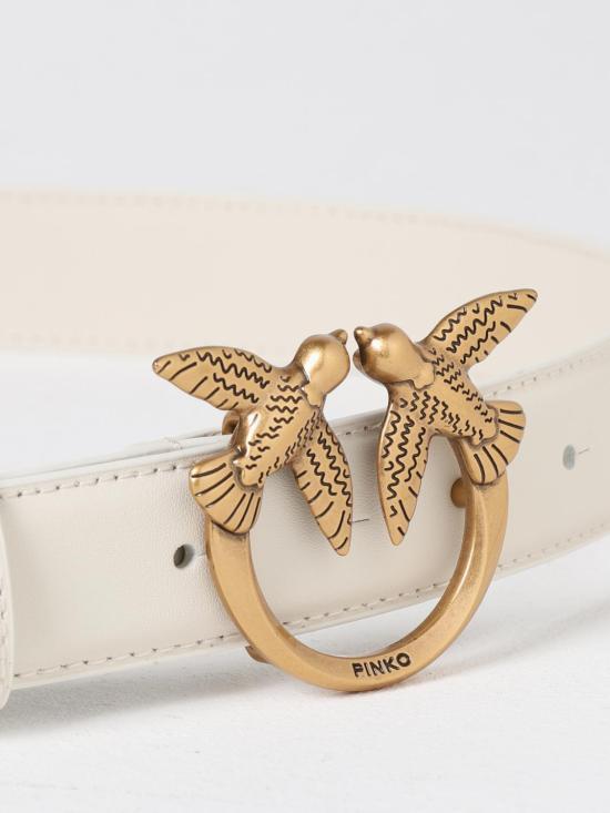 25FW 핑코 레귤러 벨트 100125A0F1 Z14Q White - PINKO