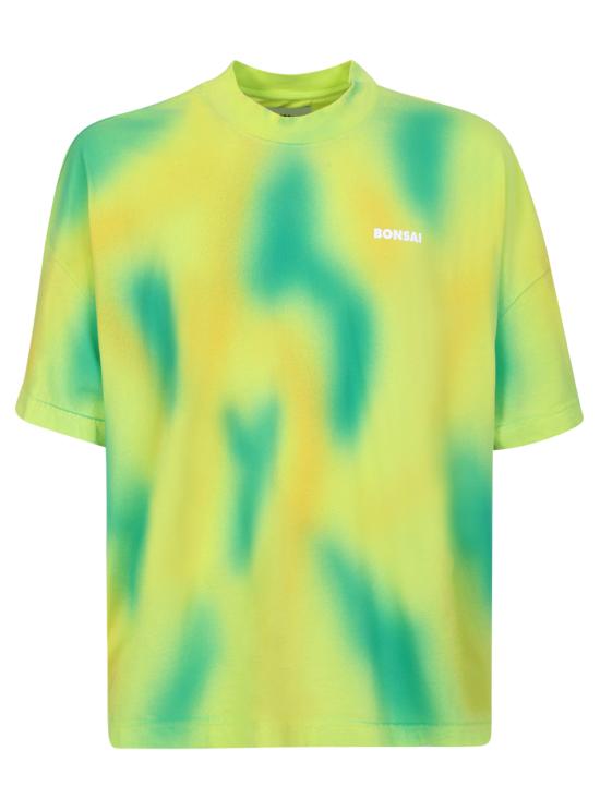  본사이 반팔 티셔츠 TS002 001 SPRAY 1 Green