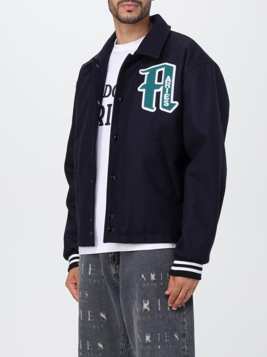 25FW 에리즈 어라이즈 자켓 FUAR70201 BLK Black - ARIES ARISE